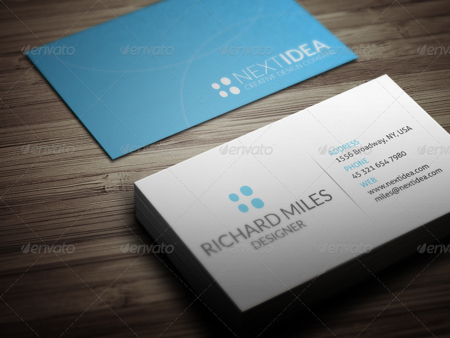 Sleek Business Card Print Templates Graphicriver